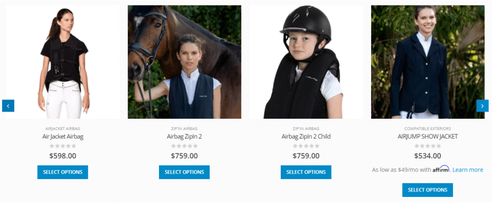 ALL HELITE EQUESTRIAN PRODUCTS HERE