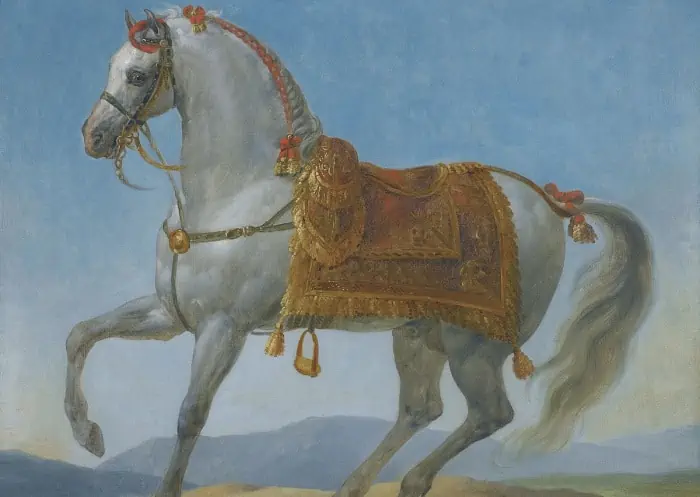 1200px Marengo Napoleon Bonapartes Arab Stallion by Antoine Jean Baron Gros