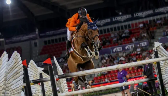 His biggest win of the year was 180,000€ for his second place at the CSI5* in Riyadh last November.