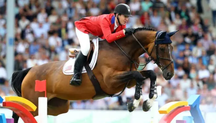 She pockets 932,501€ this year, under the saddle of her long-time sidekick, McLain Ward. 